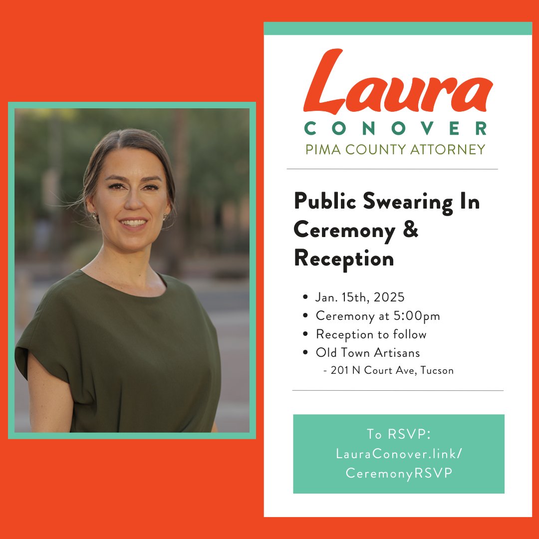 Join us tonight to celebrate the beginning of a new term in office.  - Team Laura
