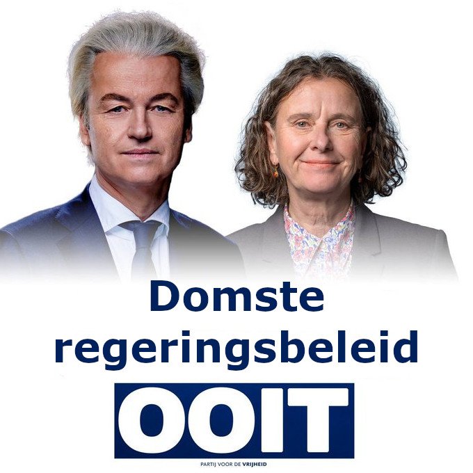 PvvOntmaskerd's tweet photo. De Pvv dames en heren.. #pvv #wilders https://t.co/4Xo3jLrULE