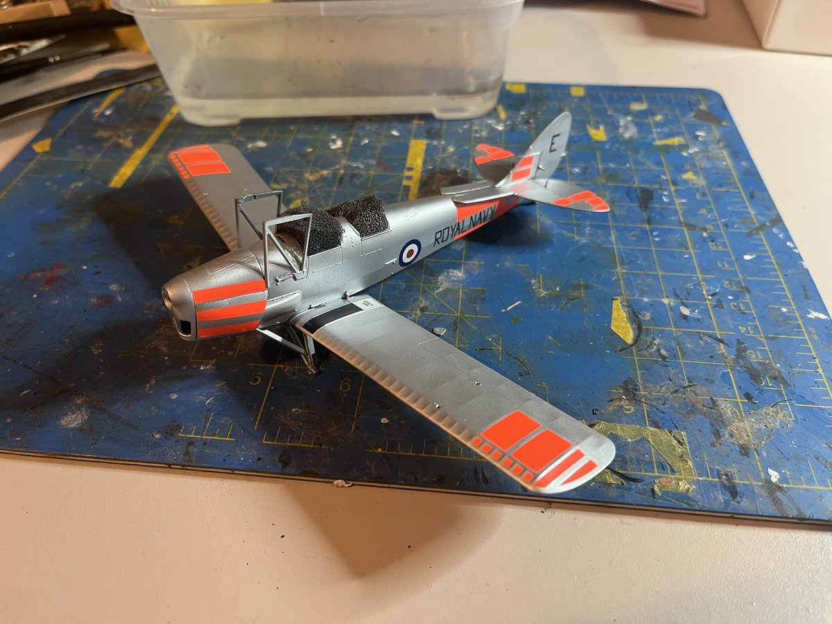 Glovergreen's tweet photo. Decals on the #JFFCAT (at sea 😉) next up will be a gloss coat before very minor weathering. https://t.co/uhLGtEobKM