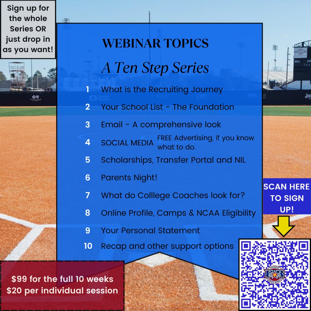 Our popular Recruiting Webinar series returns next month!! Sign up by January 31st to get 20% off!! Just DM us for the code and complete your payment by January 31st. 
This is our comprehensive course that will give you all the information you need to really kick start your