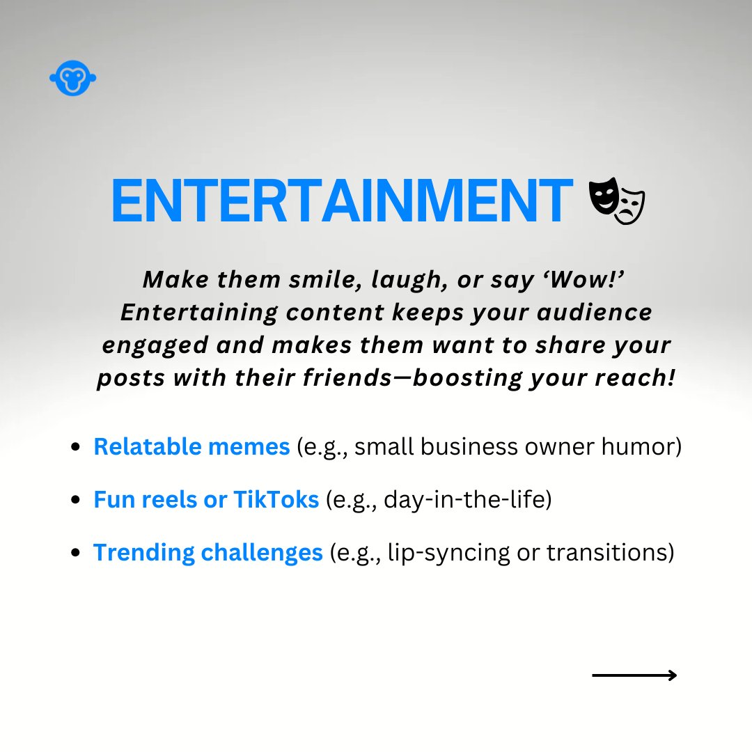 SocialChimpAI's tweet photo. Struggling to grow your following? The secret lies in creating the right content. We’re breaking down 4 types of content that not only grab attention but help you build a loyal, engaged audience 🫶🏻✨

Swipe through to learn the strategies that will set you apart! 📈 https://t.co/rW5XK9H7Mh