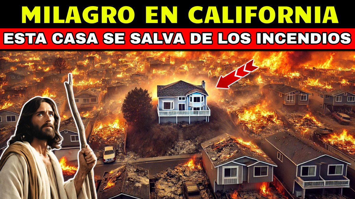 UltramixTv's tweet photo. MILAGRO EN CALIFORNIA: LA UNICA CASA QUE SE SALVO DE LOS INCENDIOS, NO LO VAS A CREER, DIOS LA CUIDO, VIDEOS COMPLETO EN EL LINK:
https://t.co/VXYvevYeN4 https://t.co/P9aWkzl1s6