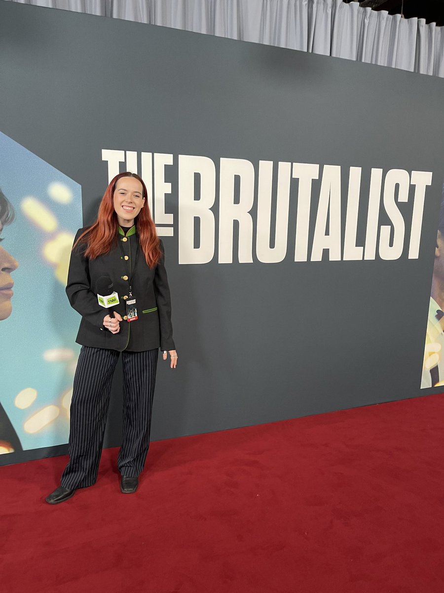 Clodagh Griffin (@clogrifff) on Twitter photo Tonight’s red carpet #TheBrutalist
Excited to chat to the people who made this film, I loved it!
For <a href="/thenewsmovement/">The News Movement</a> 🎤 Tonight’s red carpet #TheBrutalist
Excited to chat to the people who made this film, I loved it!
For <a href="/thenewsmovement/">The News Movement</a> 🎤
