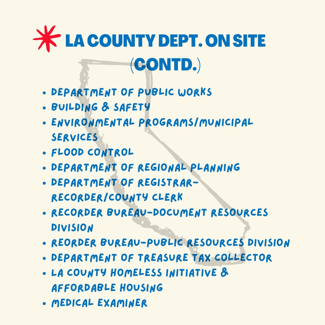 211LACounty's tweet photo. Disaster Recovery Resources are now open for survivors of the LA wildfires. Several state and county departments will be there to support survivors. 

 #PalisadesFire #EatonFire #LA #WildfireRecovery #LAWildfires #LAStrong #DisasterRecovery #Resources https://t.co/ElMjkSzd4f
