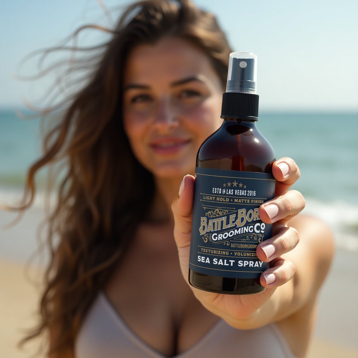 Achieve effortless beachy waves and natural volume with our Sea Salt Spray. Infused with sea kelp and algae extracts, it nourishes while adding texture and light hold. Made with only the good stuff, it’s perfect for carefree, resilient style that lasts all day.
