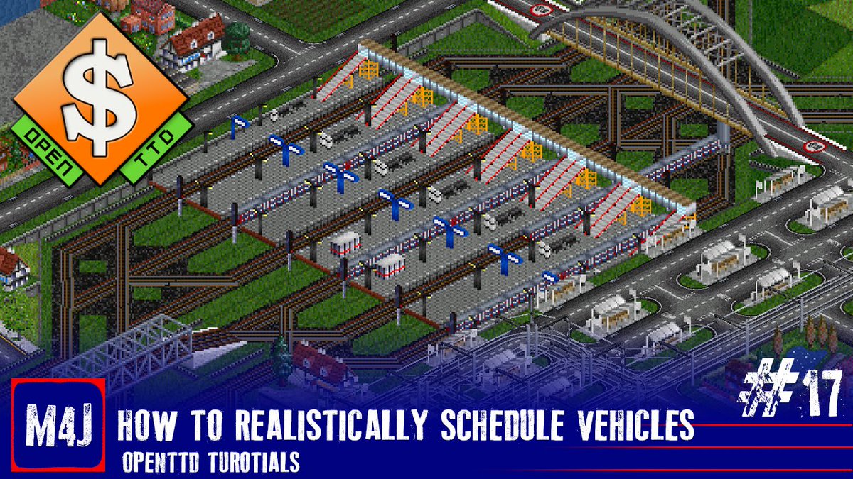 M4J_Media's tweet photo. Learning to schedule vehicles in #OpenTTD realistically is no mean feat, but with this guide, you'll have seamless operations in no time at all! 🚆

#OpenTTDtutorial #transport #trains #gaming https://t.co/9VNIfkpjqR