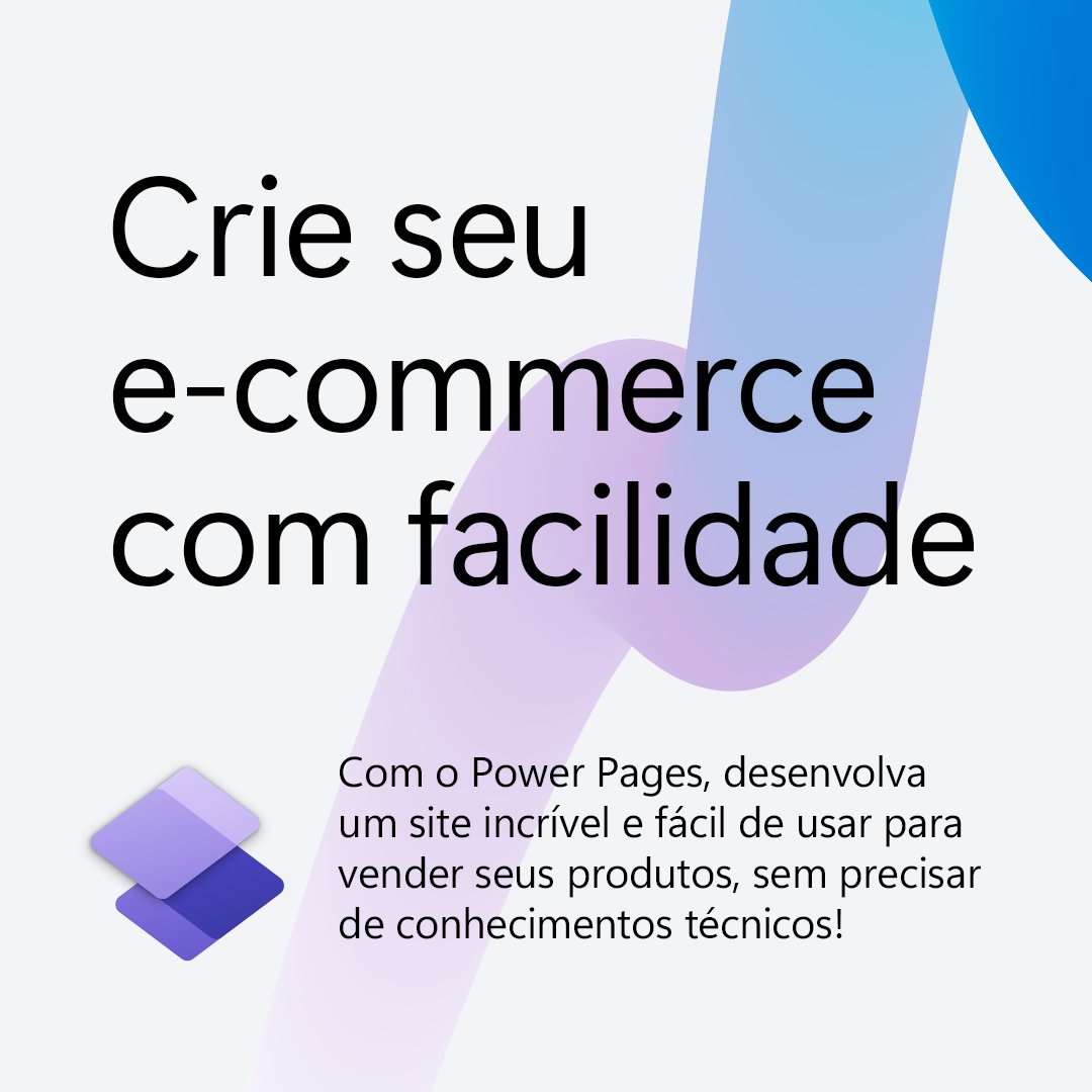 MicrosoftBr's tweet image. Quer impulsionar suas vendas neste início de ano? Nós podemos ajudar! 😜 Leve seu negócio para o online com o #PowerPages. Saiba como começar: msft.it/6018o4MQM
