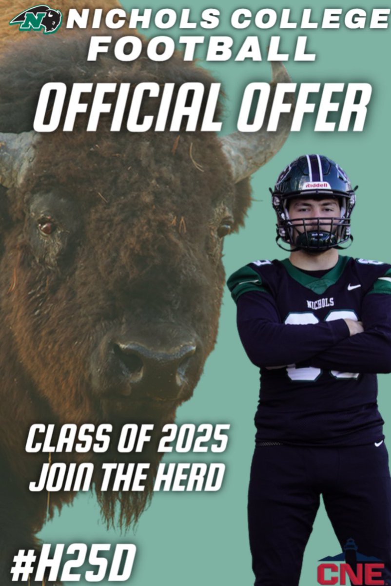 Ajani (AJ)Gordon (@ajaniajgordon) on Twitter photo After a great conversation with <a href="/CoachVBisonHC/">Vinny Marino</a>, Im blessed to have received my first offer from Nichols college! <a href="/Coach_Dugs/">Matt Dugan</a> <a href="/Bridgton_Ftbl/">Bridgton Academy Football</a> After a great conversation with <a href="/CoachVBisonHC/">Vinny Marino</a>, Im blessed to have received my first offer from Nichols college! <a href="/Coach_Dugs/">Matt Dugan</a> <a href="/Bridgton_Ftbl/">Bridgton Academy Football</a>
