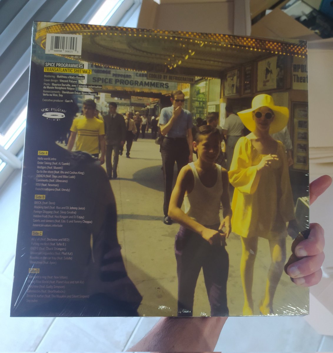 La palette est arrivée les amis