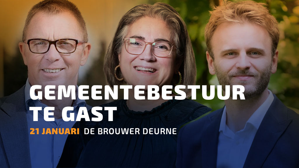 𝗚𝗲𝗺𝗲𝗲𝗻𝘁𝗲𝗯𝗲𝘀𝘁𝘂𝘂𝗿 𝘁𝗲 𝗴𝗮𝘀𝘁
Traditiegetrouw trapt OCD in het nieuwe jaar af met een afvaardiging van het College van B&amp;W. Te gast zijn: Helm Verhees, Tom Oomen en Marjan Vrijnsen-de Corte. Burgemeester Greet Buter schuift mogelijk ook aan.