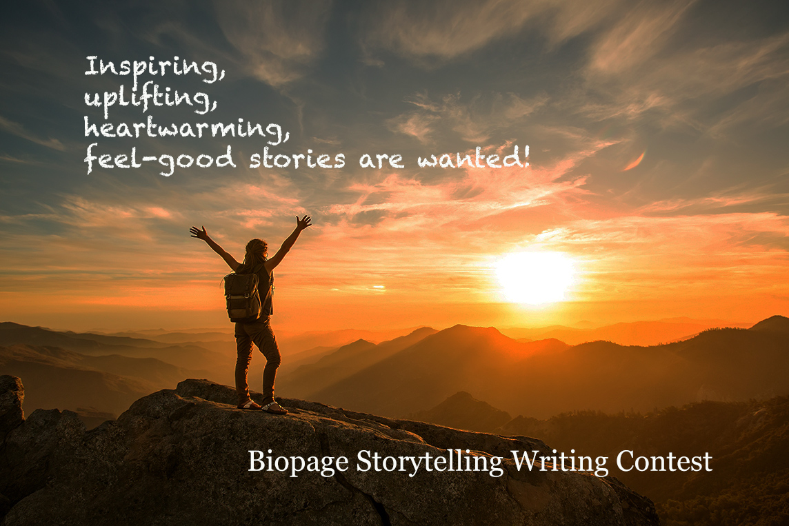 biopagellc's tweet image. Biopage Storytelling Writing Contest    

The current contest ends January  31, 2025      

biopage.com/contest 

#Biopage #Storytelling #WritingContest #writerslife