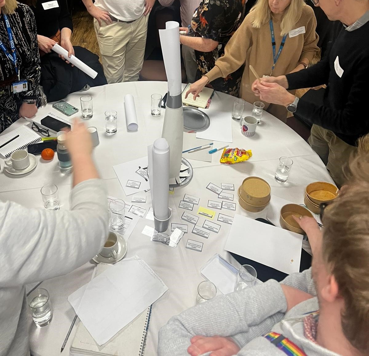 The team building has begun!