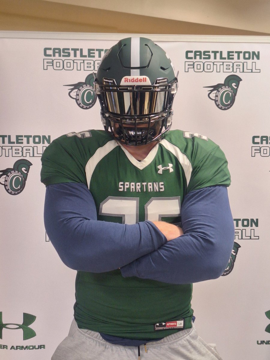 MaxNovak35's tweet image. I am very blessed to receive an offer to @CastletonFB thank you, @CoachOuie @Lukas_C8  Go Spartans!!!
