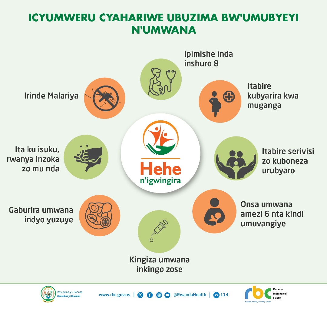 hezainitiatives's tweet photo. In this MCHW, we were happy to be invited on @RadiyoyacuVOA to talk about maternal and child health as our commitment. We talked about #HeheNiGwingira, and the key programs of this week, including 8 times ANC, feeding kids, hygiene and sanitation, malaria prevention, vaccination https://t.co/SlAOKe4tPa