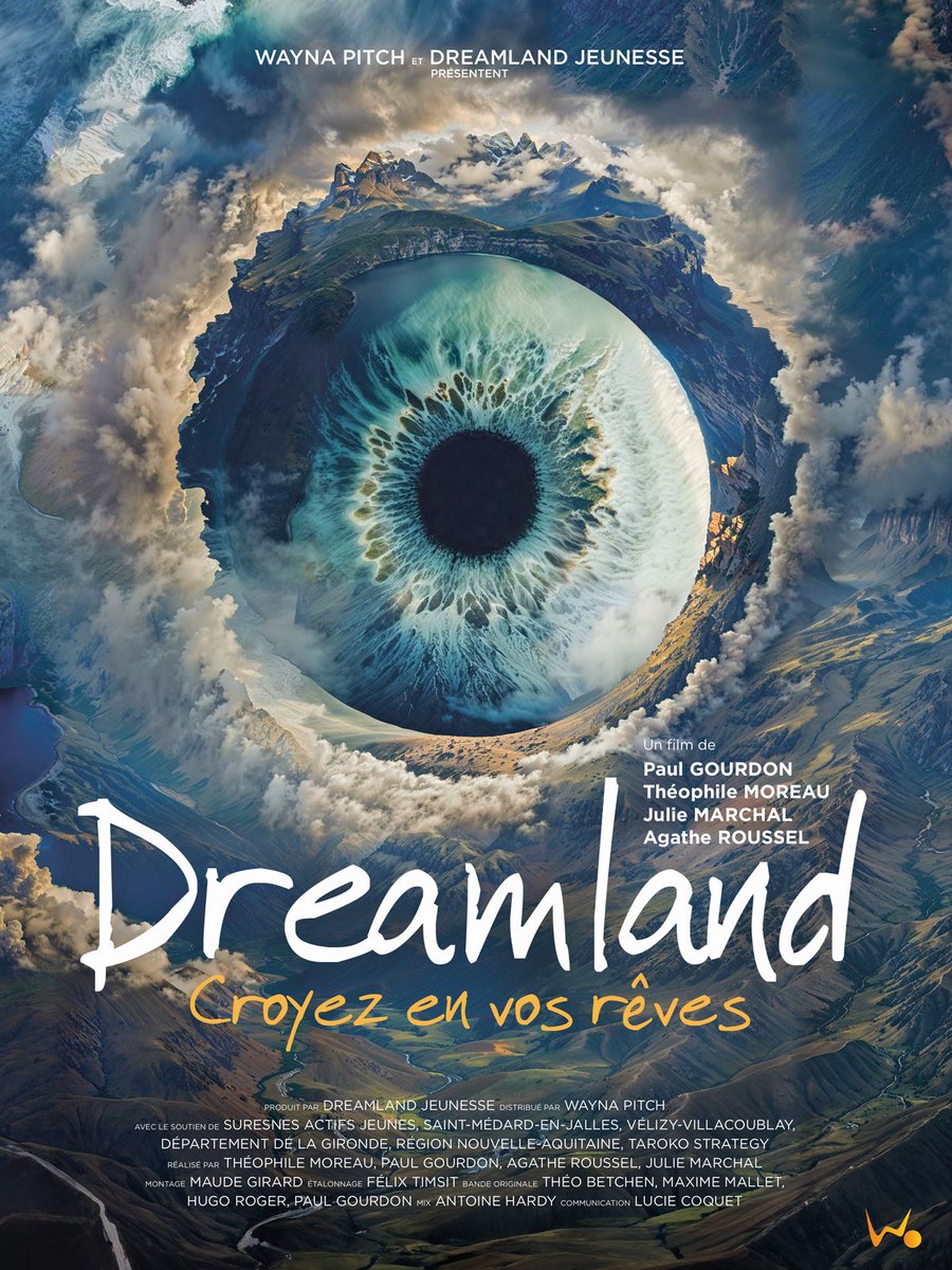 AgenceVA's tweet photo. 🌍 DREAMLAND, une célébration du rêve chez la jeunesse, est à découvrir en salles aujourd'hui !

🗞️ Pour l'occasion, découvrez quelques citations presse au sujet du film ⬇️ https://t.co/lSGu3QdpqH