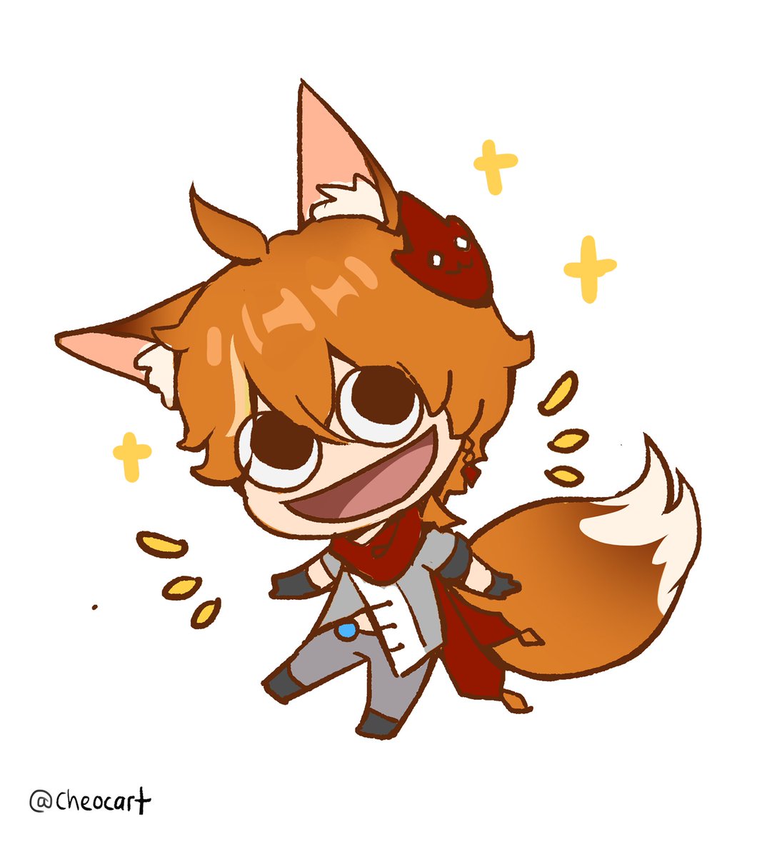 cheocart's tweet image. Little Foxy 🦊
#Childe #tartaglia