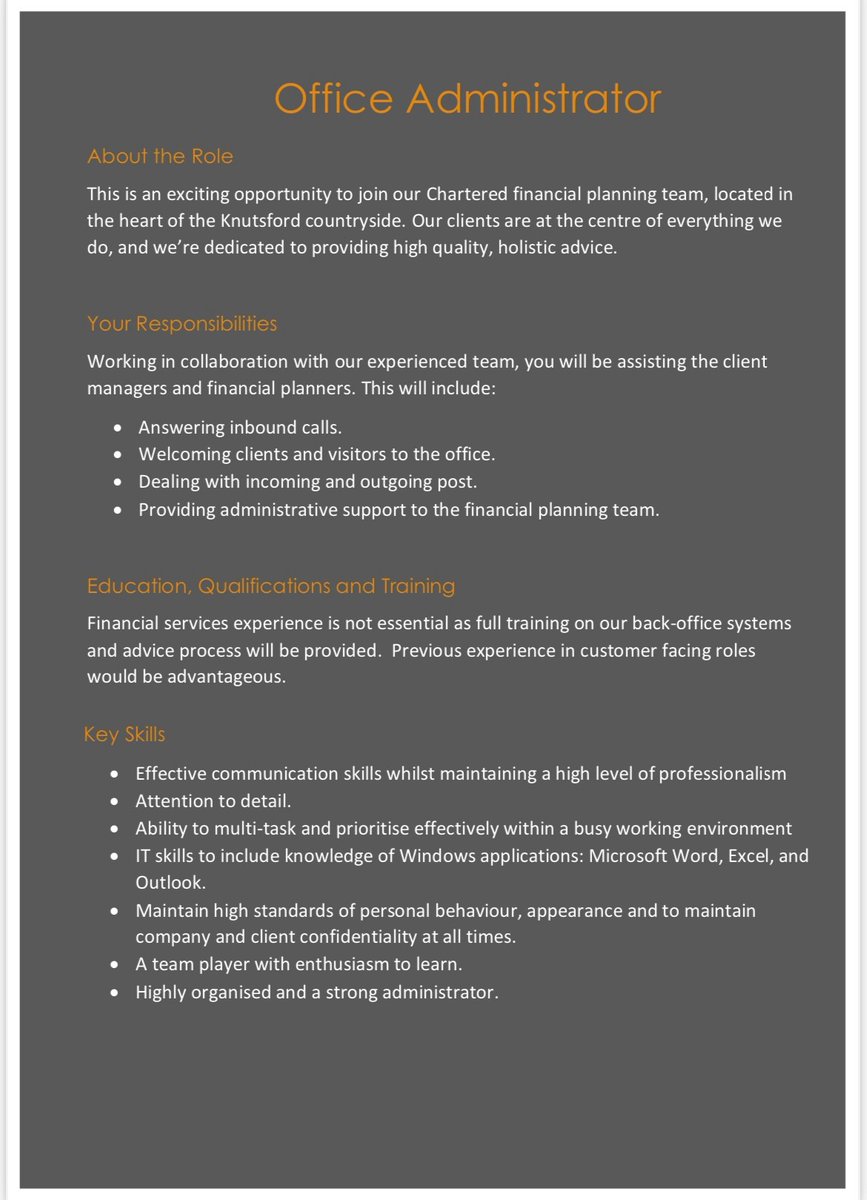 TattonLimited's tweet photo. Please contact our Office Manager Anna - anna@tattonfp.co.uk or call 01565 371888 to register your interest https://t.co/TyalBs42Hv
