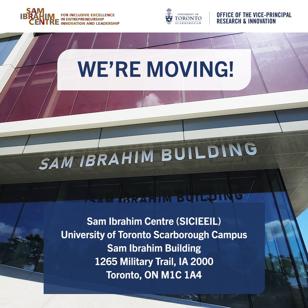 🎉 We're thrilled to announce that we are officially moving to the Sam Ibrahim Building! Our new state-of-the-art space is designed for #entrepreneurs &amp; #innovators 💡

Sam Ibrahim Centre (SICIEEIL) is located at IA 2000, 2nd Floor, Sam Ibrahim Building

Stay tuned!

#SICIEEIL