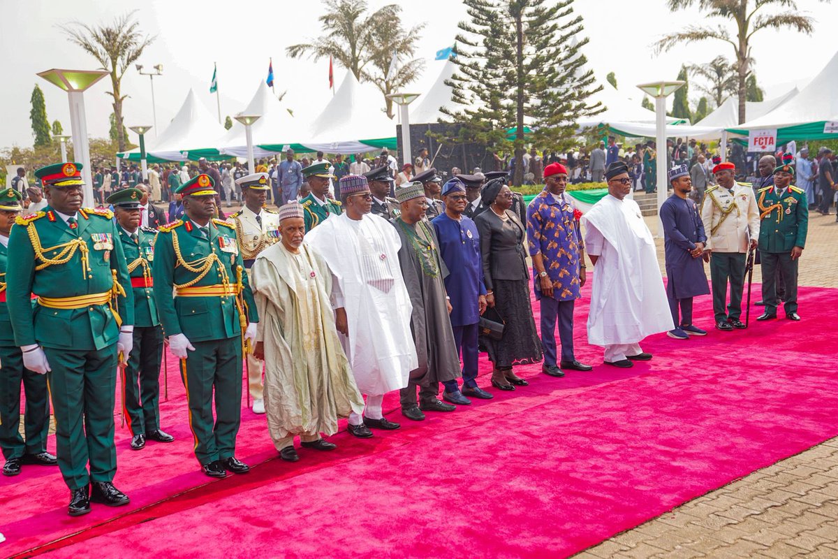 DepejuAdegbite's tweet image. ARMED FORCES REMEMBRANCE DAY
PICTURE STORY
President of the Senate, Sen. Godswill Akpabio joined dignitaries to commemorate the 2025 Armed Forces Remembrance Day on January 15.
The highpoint of the event was the laying of wreaths for the fallen heroes.
#ArmedForcesRemebrance2025