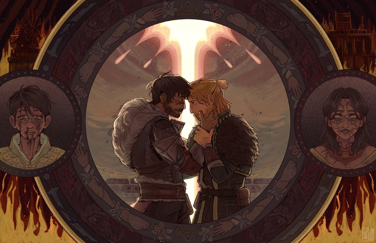 jialudraws's tweet photo. Affliction is enamour'd of thy parts,
And thou art wedded to calamity.

#da2 #DragonAge #handers https://t.co/J4qBp6yk8w