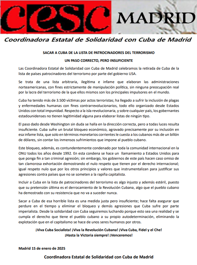 Movimiento Solidaridad con Revolución Bolivariana tweet media