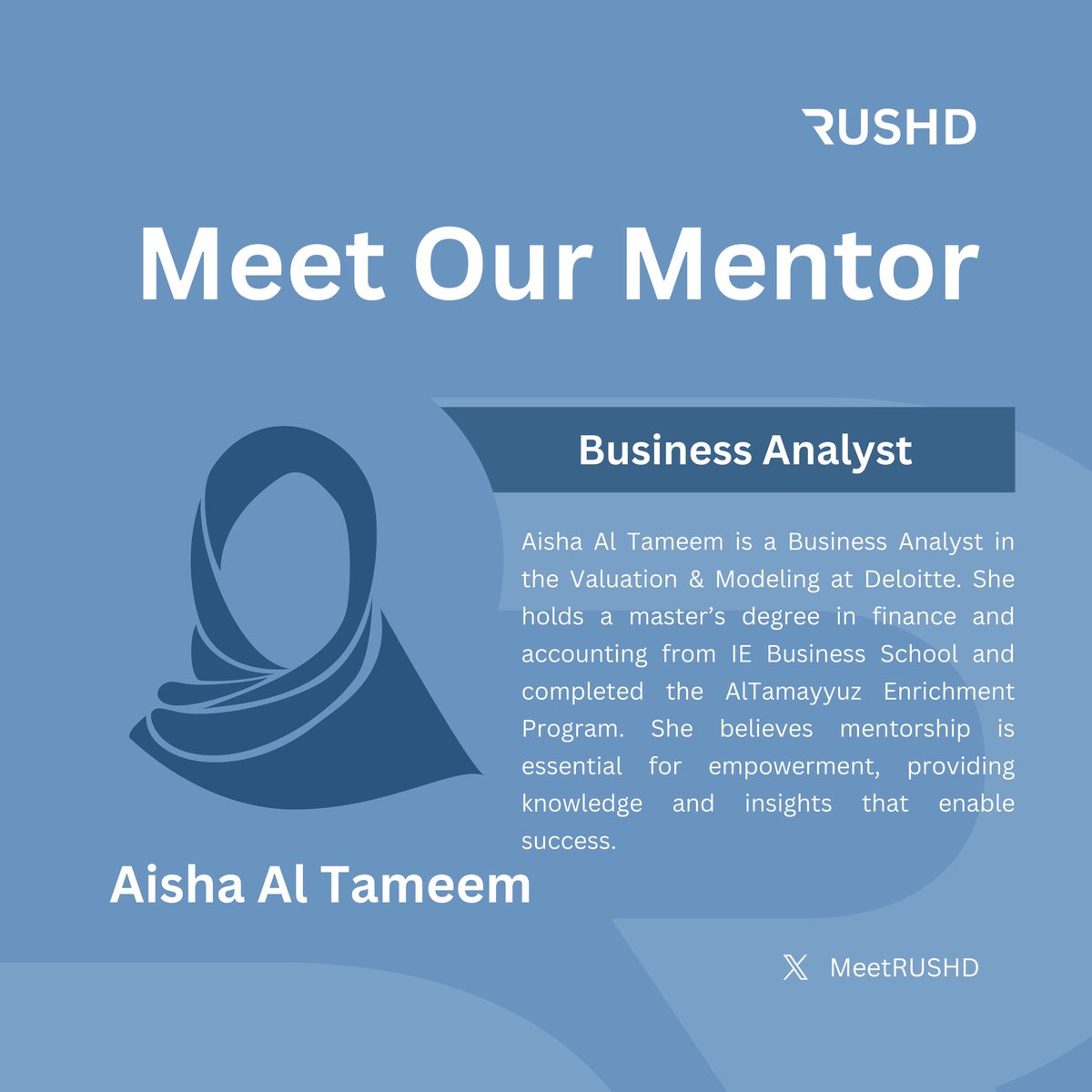 MeetRushd's tweet photo. Rushd’s first edition mentors ✨

#MeetRushd
#رشد_يرشدك https://t.co/rrJszE4QGf
