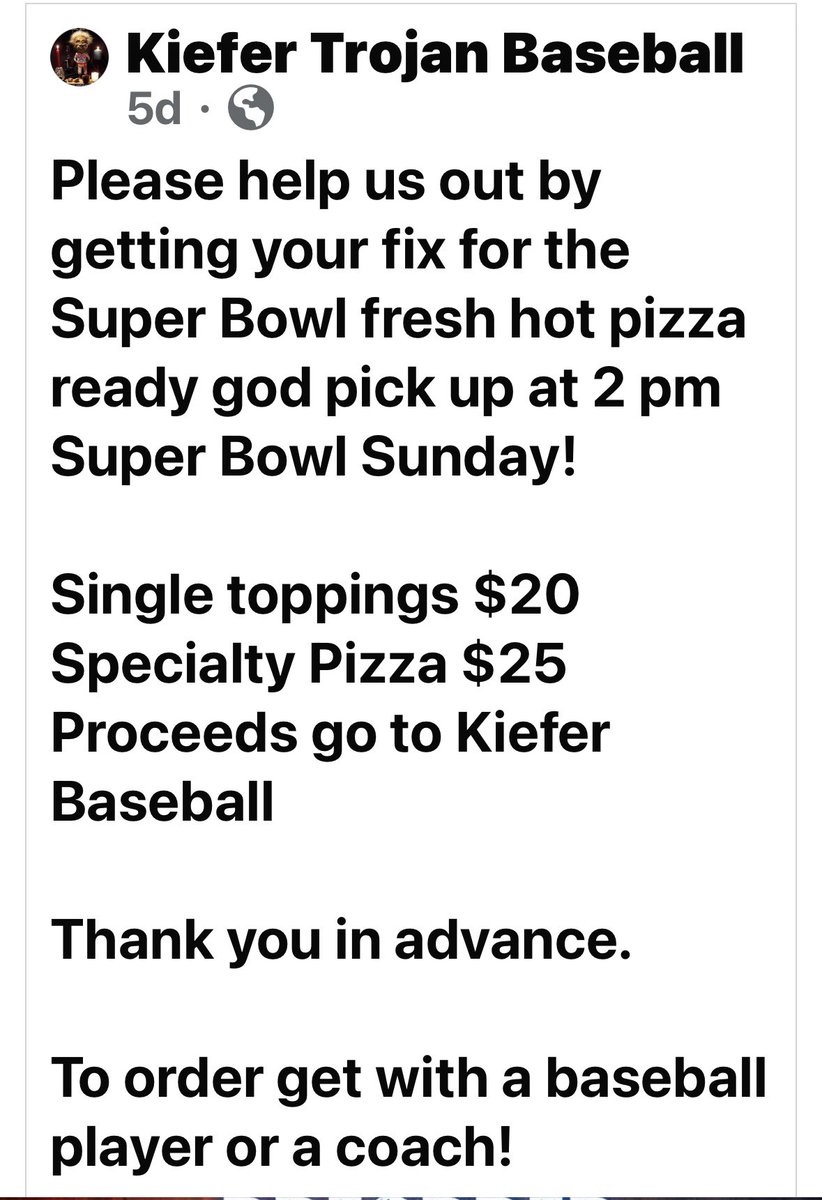 Kiefer Trojans Baseball (@kiefertrojans) on Twitter photo 