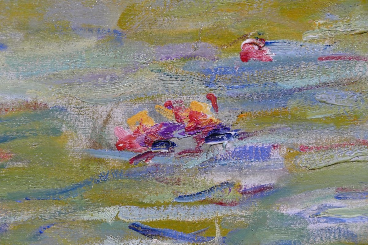 allontanarsio's tweet photo. Claude Monet’s painting details and brush strokes https://t.co/tuprlWa8sQ
