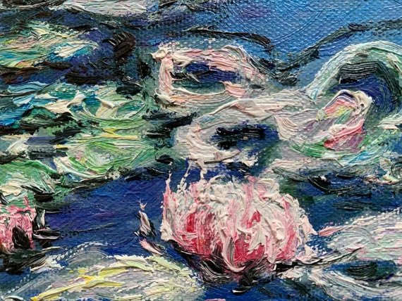 allontanarsio's tweet photo. Claude Monet’s painting details and brush strokes https://t.co/tuprlWa8sQ