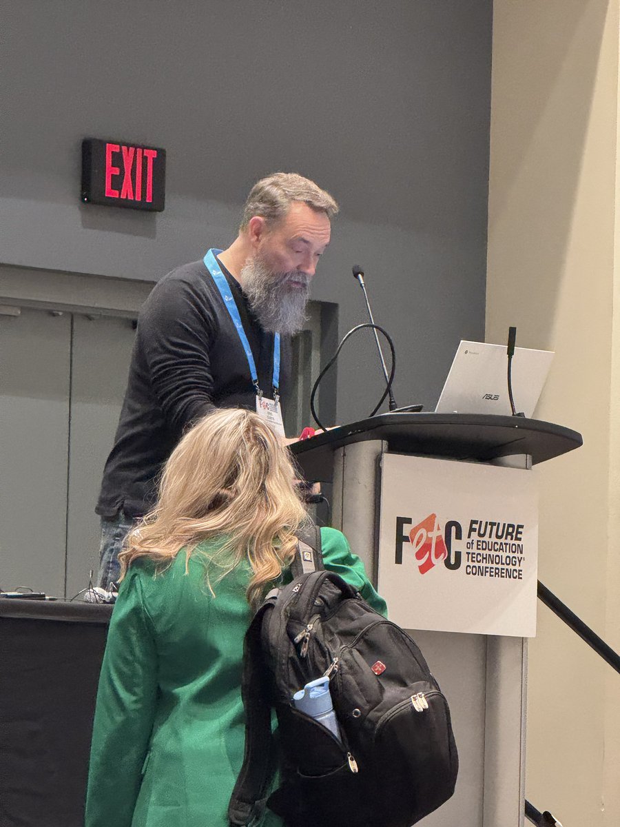 Not the best photo but definitley needing out today! Just attended a presentation on Gemini by <a href="/ericcurts/">Eric Curts</a> at #fetc25