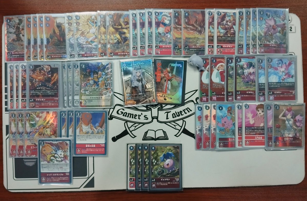 _SmolWhite's tweet photo. 15/01/245
@GamersTavernBN Tamer Battle Event
Rank: 4th/16 (3-1)
Deck: Angrey Bird🐦‍🔥🐉

Dark knight⭕
Skadi❌
Zepha⭕
Duke⭕

Against Skadi just like @Its_Rully say, "I didn't hate the deck, I just hate the player life decision"😂

#digimonmeta #デジカ #デジカ優勝レシピ #NIKKE https://t.co/wLoLhMBh8F