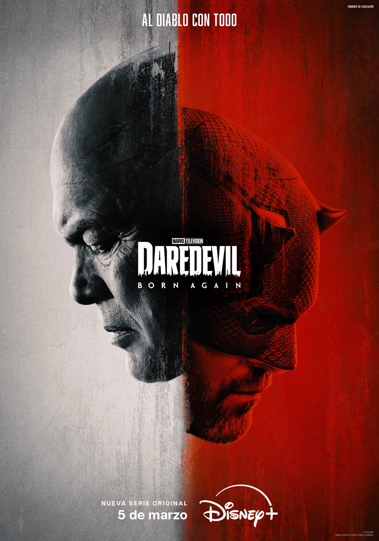 MarvelSpain's tweet photo. Perdón y castigo.

Estreno de #DaredevilBornAgain, nueva serie original de Marvel Television, el 5 de marzo solo a @disneypluses. https://t.co/5KY0VvDB5l