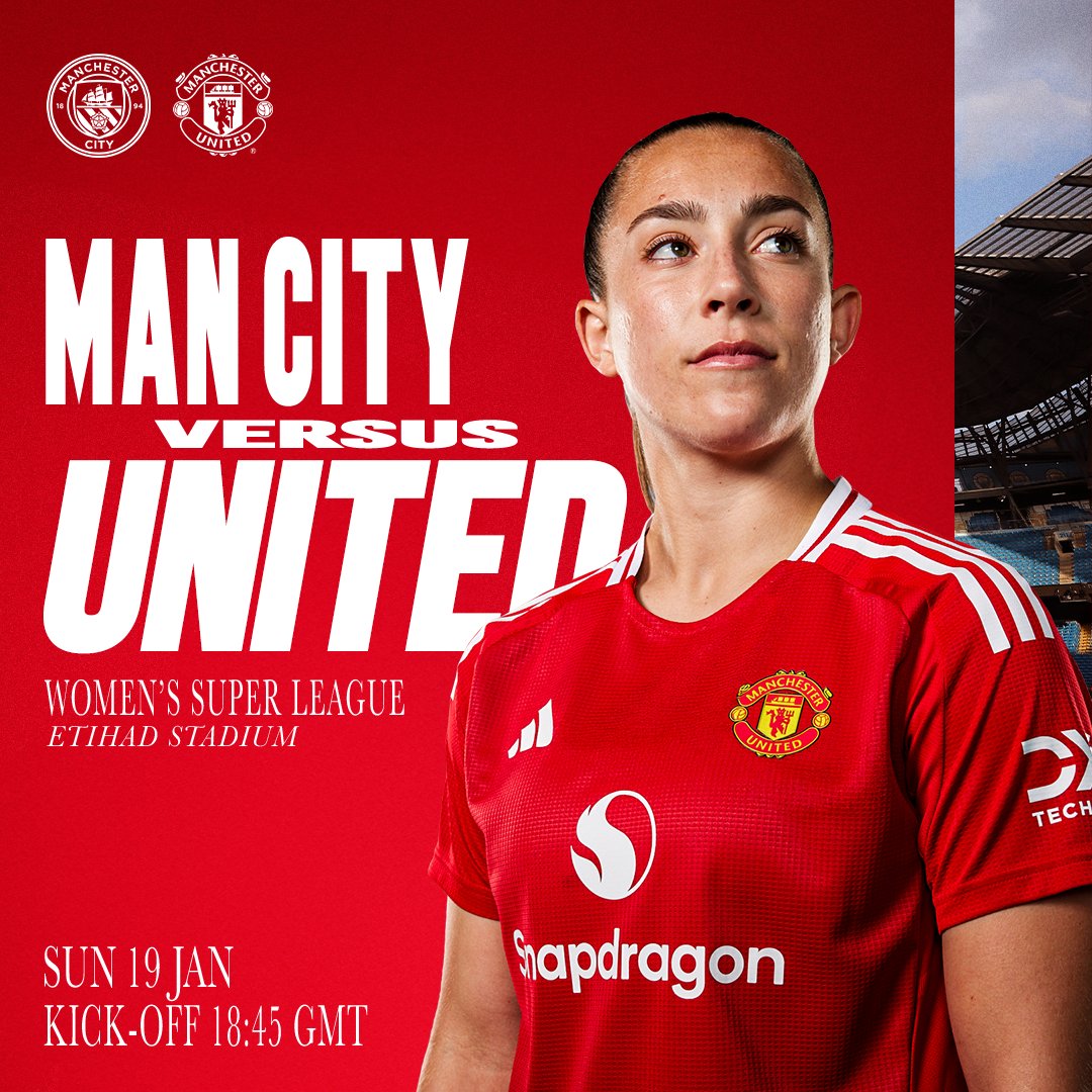 ManUtdWomen's tweet photo. Ready for the Manchester derby 🔴

#MUWomen || #BarclaysWSL