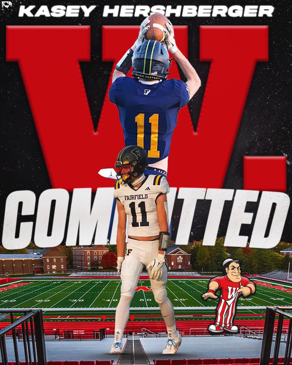 Congratulations to Kasey Hershberger on his commitment to play football at Wabash! 

The Little Giants are getting a good one! 
#BleedBlueLiveGold <a href="/WabashFB/">Wabash College Football</a>