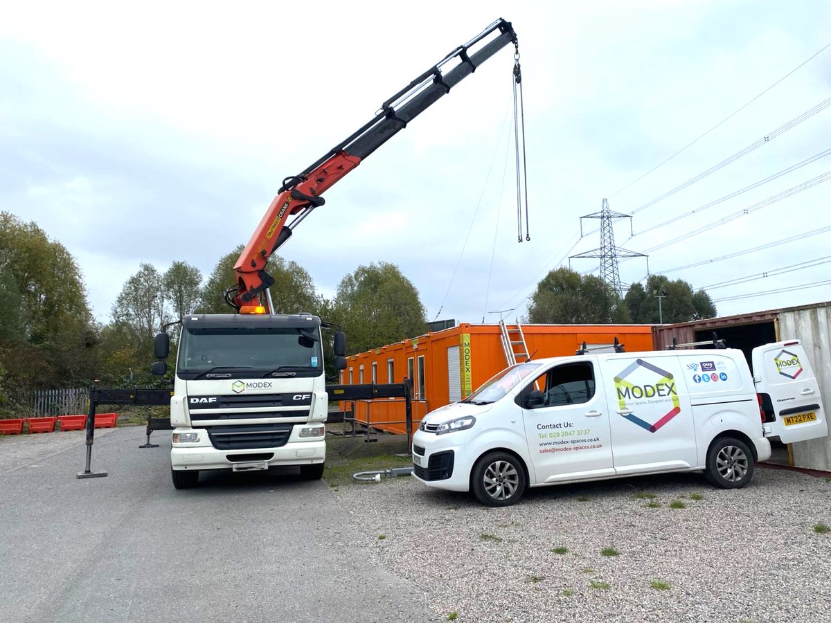 modex_spaces's tweet image. 7 bay Modular Building delivered & installed to a returning Client in Newport being used as Shop on site.
#modularbuilding