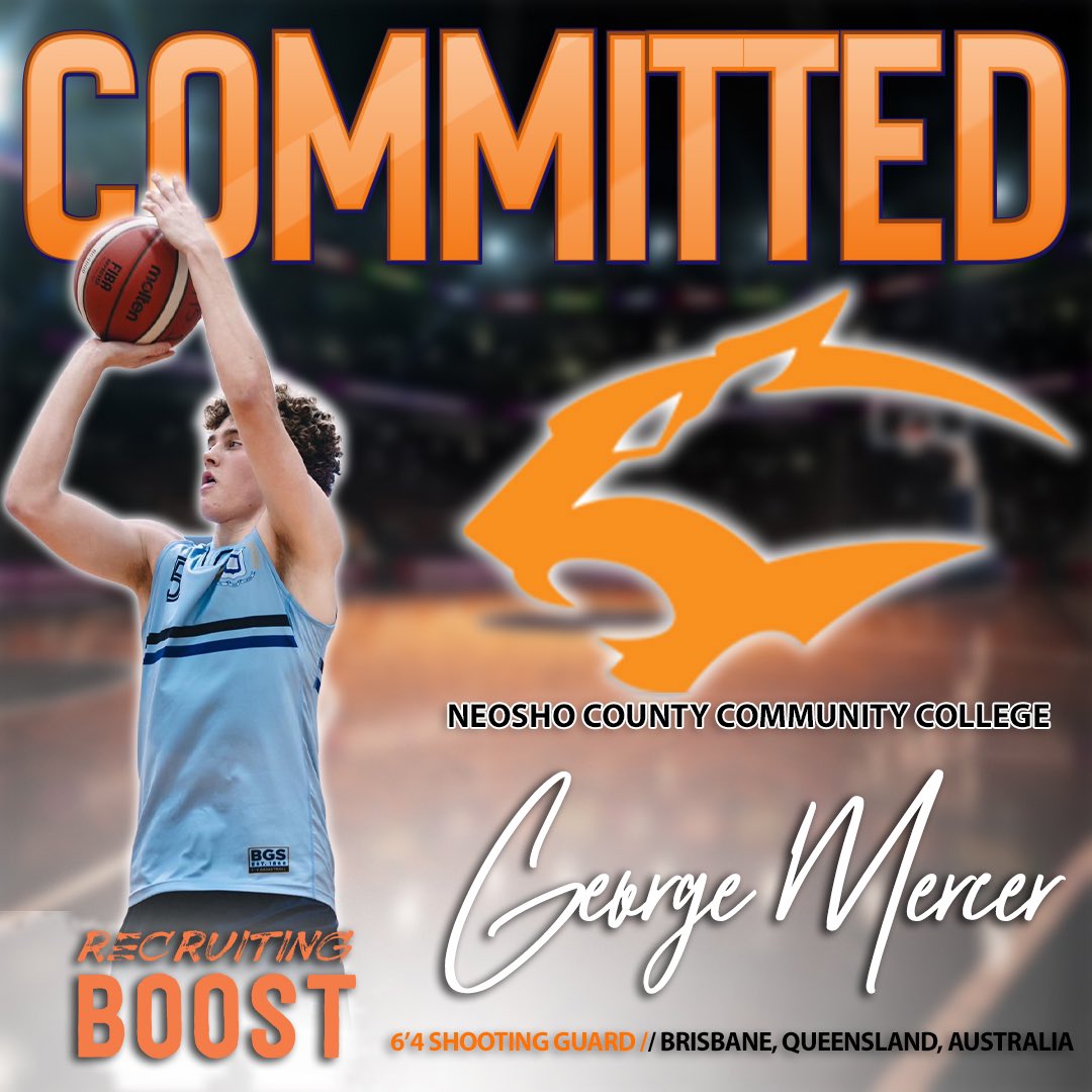recruitingboost's tweet photo. 2025 6’4 George Mercer has COMMITTED to Neosho County Community College! 

Congratulations! 🎉🎈🎊 

#RecruitingBoost https://t.co/lcSyGwgr9C