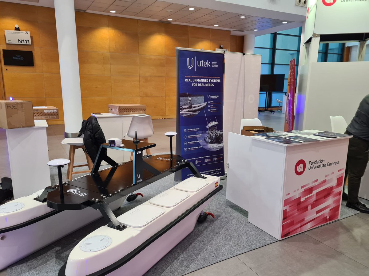 UTEK (@utekusv) on Twitter photo Participamos en #PlaNET25 junto con <a href="/FUEONLINE/">Fundación Universidad Empresa</a> con nuestro nuevo #USV #KRILL. Un catamarán cero emisiones, capaz de integrar multitud de sensores para diversas aplicaciones: vigilancia, hidrografía, control del medio ambiente, investigación oceánica... Participamos en #PlaNET25 junto con <a href="/FUEONLINE/">Fundación Universidad Empresa</a> con nuestro nuevo #USV #KRILL. Un catamarán cero emisiones, capaz de integrar multitud de sensores para diversas aplicaciones: vigilancia, hidrografía, control del medio ambiente, investigación oceánica...