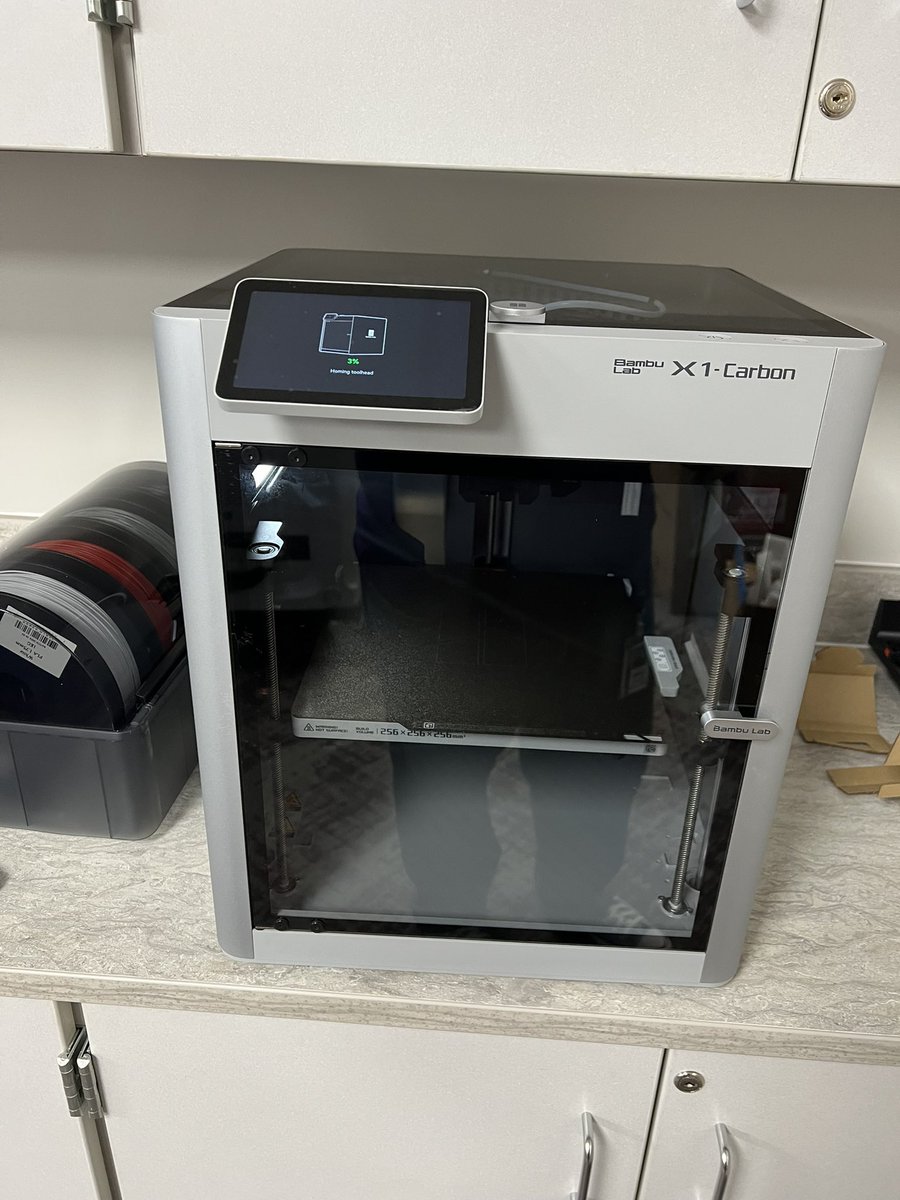 Checkout our newest library patron, Bambu. So excited to add this to our #makerspace #cpoe #katylibraries