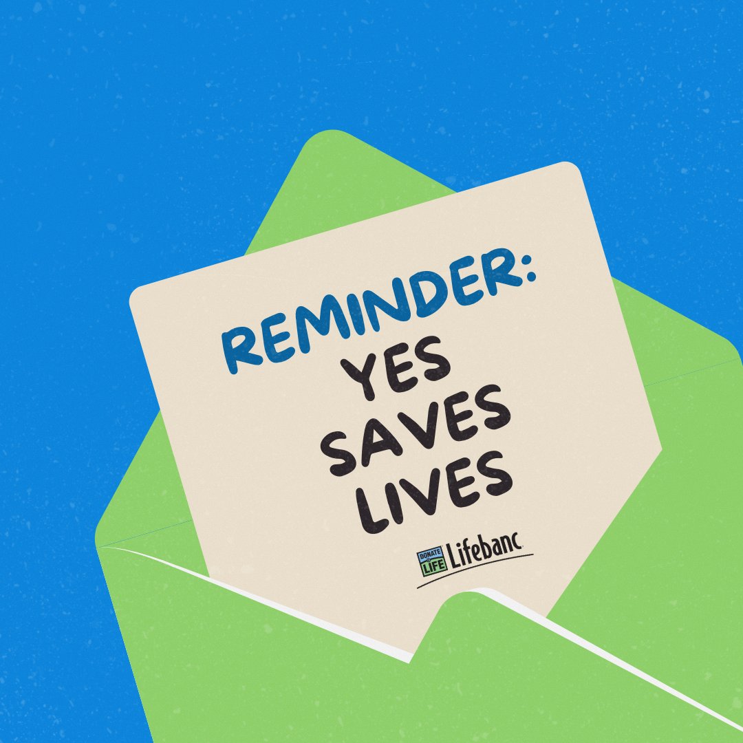 ...your midweek reminder 👀 Registration is probably easier than you think, head to our website to learn more: bit.ly/3P4bFga

#Lifebanc #organdonation #tissuedonation #yessaveslives