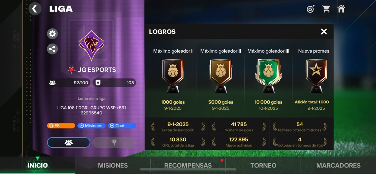 DembowKoops's tweet image. 10  CUPOS, SOLO GENTE SERIA Y ACTIVA
*108-110GRL*
TENEMOS GRUPO DE WSP, TAMBIÉN CONTAMOS CON UNA COMUNIDAD 

MANDAR MSJ 

RT 🔄PLEASE @tutiofifa @HDWolvie @fifagreiff @FrankH2H @JXLFMYT