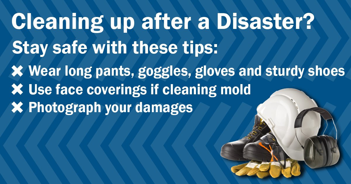 Don't start cleaning up after the #LosAngelesFires until local officials say it's safe.

If you must start, wear protective clothing, avoid hot ash, charred trees, smoldering debris, and live embers. The ground may contain heat pockets that can burn you or spark another fire.