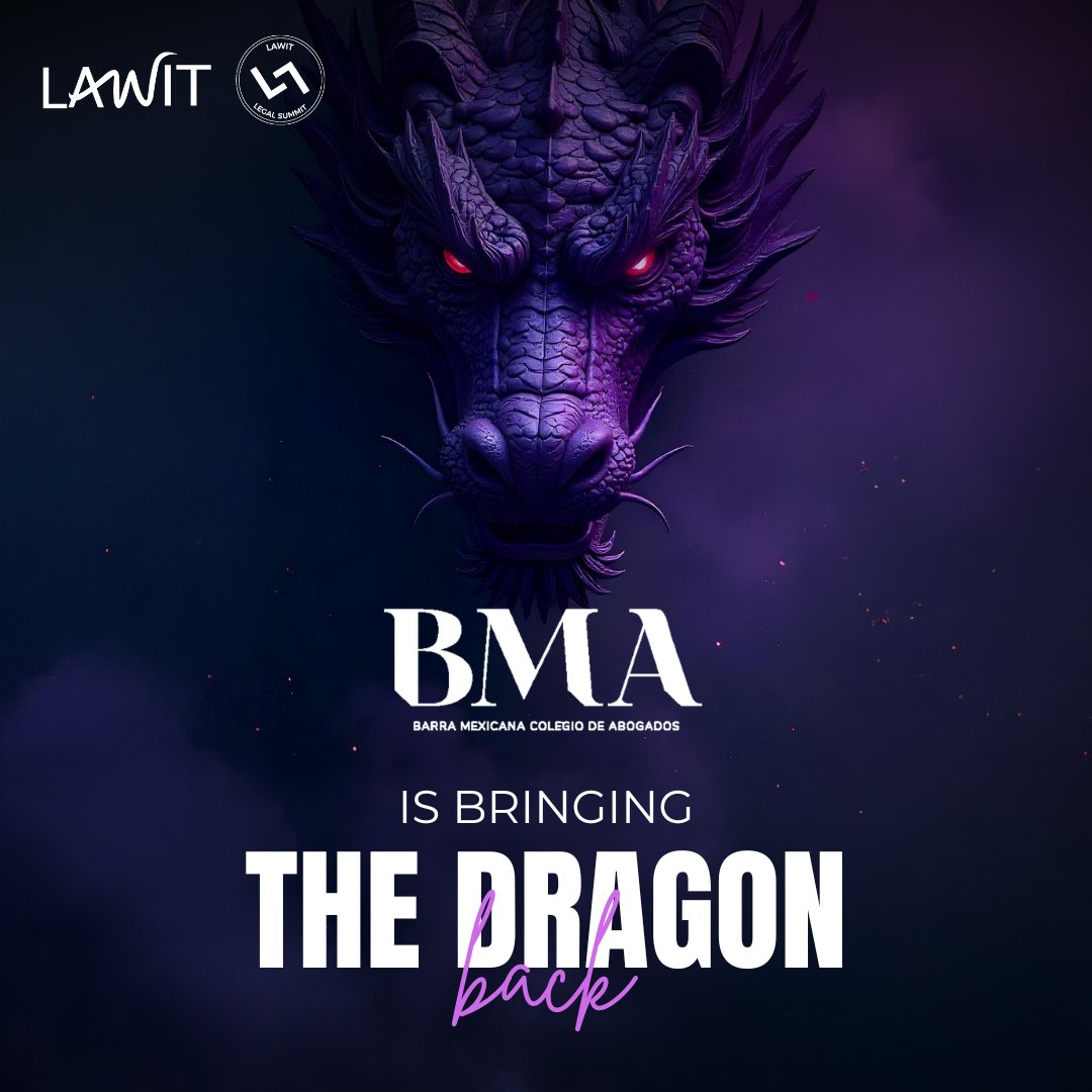 BMA_Abogados's tweet photo. Nos complace comunicarte que estamos colaborando con el SUMMIT - #CHASINGDRAGONS. ESG y Transformación Digital. El Futuro en tus manos, que se llevará a cabo el martes 25 de febrero, en el Club de Industriales, de la Ciudad de México (de 3pm a 9pm).
Encuentra toda la información en: https://t.co/BjHidSoeit
@LawitGroup