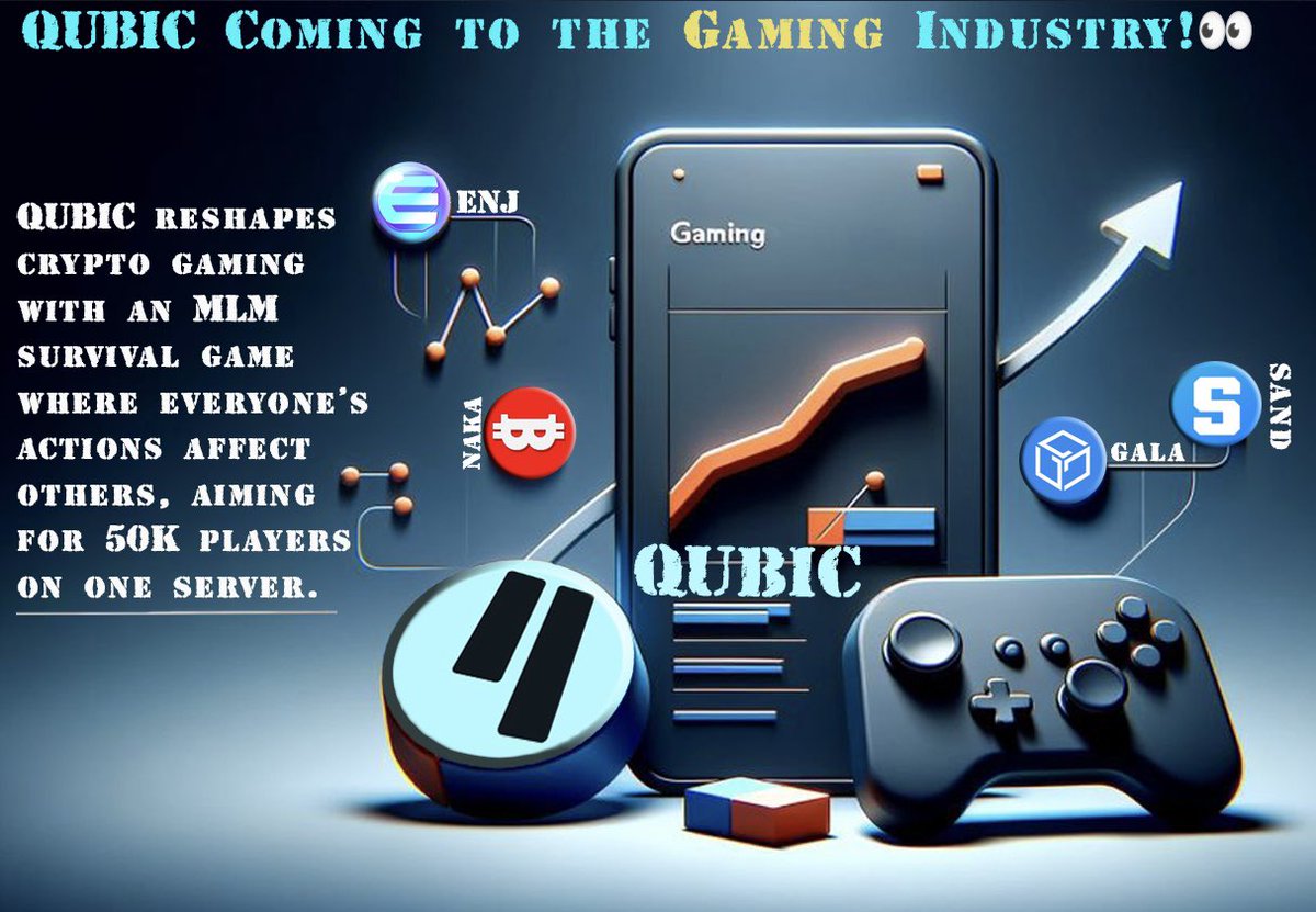 odbashWizard's tweet photo. And this is how $QUBIC adoption is happening. Yes, $QUBIC will be the best gaming coin in the game industry! Be careful, $NAKA, $ENJ, $GALA, $SAND, $AXS, $NEOXA. 🎮

#CFB, with their 𝐌𝐲 𝐋𝐚𝐬𝐭 𝐌𝐚𝐭𝐜𝐡 (𝐌𝐋𝐌), is developed by Alien Tech Limited https://t.co/ECQay0ABTi, known for 𝐓𝐡𝐞 𝐖𝐢𝐜𝐤𝐞𝐝 𝐃𝐚𝐲𝐬. Their expertise is shaping MLM’s vision.  

Why is #MLM different? That’s because players will not be divided into different groups and services. The main goal is to create a world with up to 50,000 online players, where all those players can interact with each other. Communication and every decision will affect everyone else. With Qubic's cutting-edge speed, everything will happen instantly, with no delays, because Qubic has 55+ million TPS. 🚀 

🧵 𝐓𝐡𝐞 𝐞𝐚𝐬𝐢𝐞𝐬𝐭 𝐰𝐚𝐲 𝐭𝐨 𝐮𝐧𝐝𝐞𝐫𝐬𝐭𝐚𝐧𝐝 𝐰𝐡𝐚𝐭 $QUBIC 𝐢𝐬 𝐭𝐫𝐲𝐢𝐧𝐠 𝐭𝐨 𝐝𝐨 𝐰𝐢𝐭𝐡 𝐢𝐭: MLM is a 90s survival game where only diesel vehicles work, and players use safehouses to trade, craft, and stay safe across diverse locations. In MLM, safehouses are places to respawn, trade, and shelter. Some have been turned into vehicles, pets, or upgrades. Players can charge fees for using them, and they come in many forms, like restrooms, subway platforms, and aerostats. and everything must paid via $QUBIC. 

🧵 𝐒𝐮𝐫𝐯𝐢𝐯𝐢𝐧𝐠: In MLM, surviving means dealing with scary mares in the dark that lower your sanity. You’ll need light to stay safe, but it attracts dementals - dangerous people who can also drop loot. Balancing light, dark, and sanity is vital.

MLM uses $QUBIC coins for all transactions. Players fully own their assets, which can be traded or sold on-chain. The game offers multiplayer features like competitive matches and team quests for endless interaction.

🧵 𝐑𝐞𝐥𝐞𝐚𝐬𝐞: Beta is coming but there is no fixed timeline as of yet - it depends on how things go during testing.

This could be revolutionary into the crypto gaming industry because this is one of the building MLM games on the L1, not the L2 blockchain, and it’s truly a surviving game. A lot of gaming coins and the most popular games we know, like 𝐖𝐨𝐫𝐥𝐝 𝐨𝐟 𝐖𝐚𝐫𝐜𝐫𝐚𝐟𝐭, can run on a single server with 1,000 up to 10,000 online players, but 𝐐𝐔𝐁𝐈𝐂 milestone is 50,000 players on a single server. This is revolutionary, definitely! 💥 

#ETH is an L1 chain, and on that, we know $ENJ, $GALA, and a few other popular tokens are on Ethereum. They build decentralized gaming platforms, but $QUBIC's cutting-edge technology is trying to build a gaming ecosystem surviving from 0 up to alien levels. 👀 

This is one more confirmation that $QUBIC is 𝐒𝐜𝐚𝐥𝐚𝐛𝐥𝐞, 𝐃𝐞𝐜𝐞𝐧𝐭𝐫𝐚𝐥𝐢𝐳𝐞𝐝, 𝐎𝐩𝐞𝐧-𝐒𝐨𝐮𝐫𝐜𝐞, and faster than every chain on the planet, with up to 𝟓𝟓 𝐌𝐢𝐥𝐥𝐢𝐨𝐧 𝐓𝐏𝐒.

@_Qubic_ @THE_chosen_CHAD @BraverCrypto @moneylord @Defaultplayer13 @gordongekko @CADUCEUS_X @xcaliber @seyfkeskin1453 @crypto_with_seb