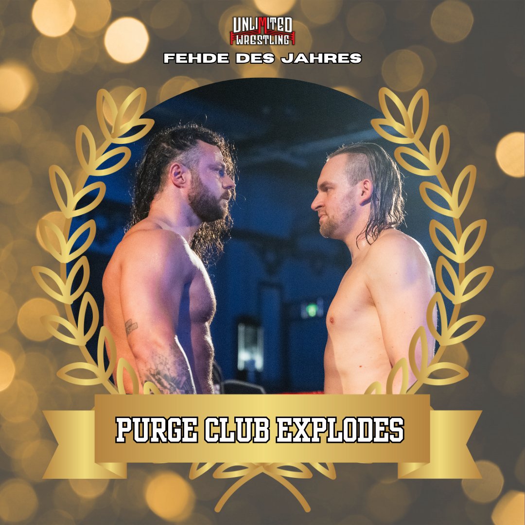 WeAreUnlimitedW's tweet photo. Der Purge Club, das dominanteste Tag Team von #WrestlingDeutschland, erfindet sich neu – und eine prägende Rivalität geht in die nächste Runde:

Ihr habt abgestimmt: Kiev vs. Bouncer und Kluth vs. Guerrero waren Eure Fehden des Jahres 2024! https://t.co/unxHZQvXIF