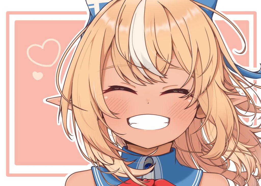 不知火フレア 「#突然TLにかわいいフレアちゃんを流す明日には熱も下がって元気な笑顔を見せてくれ」|雪國 エノ🔥のイラスト