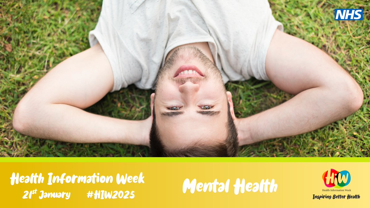 Today’s theme is #MentalHealth. It is important that we all take the time to look after our mental health. Click the links below for useful resources:
📚Your Health Collection:
library.nhs.uk/yhc
🧠Every Mind Matters:
nhs.uk/every-mind-mat…
#HIW2025