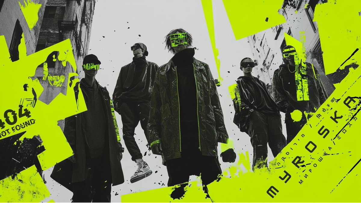 Myroska merges Web3 and streetwear, two worlds that break the rules and challenge the status quo. Inspired by decentralization and the rebellious spirit of urban culture, the brand embodies a generation that refuses to conform. Each piece tells a story of disruption, where