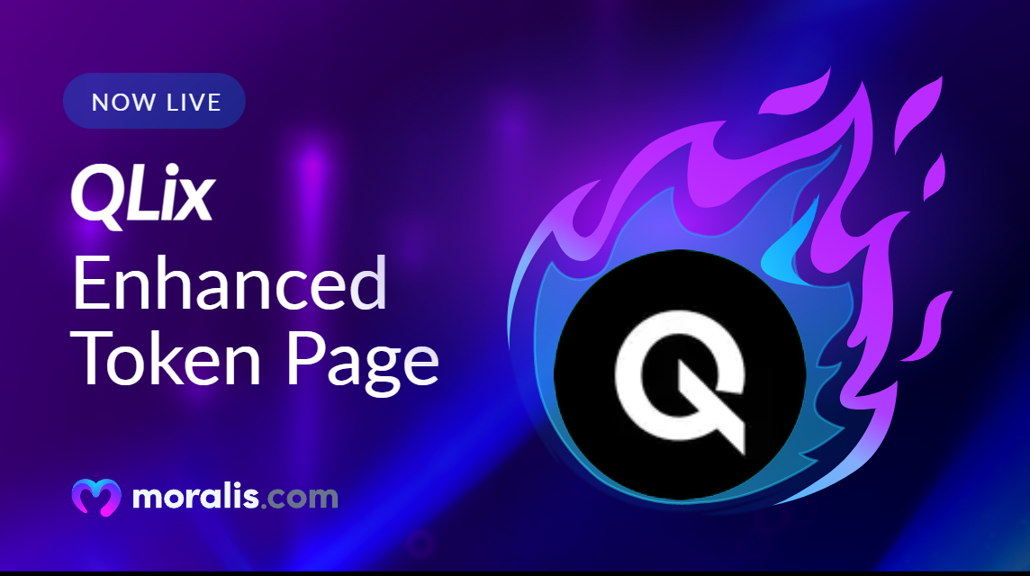 QLix Tech (@qlixbot) on Twitter photo $QLIX enhanced token page is now live on <a href="/moraliscom/">Moralis Token Explorer</a>.
Token page: moralis.com/chain/ethereum… $QLIX enhanced token page is now live on <a href="/moraliscom/">Moralis Token Explorer</a>.
Token page: moralis.com/chain/ethereum…