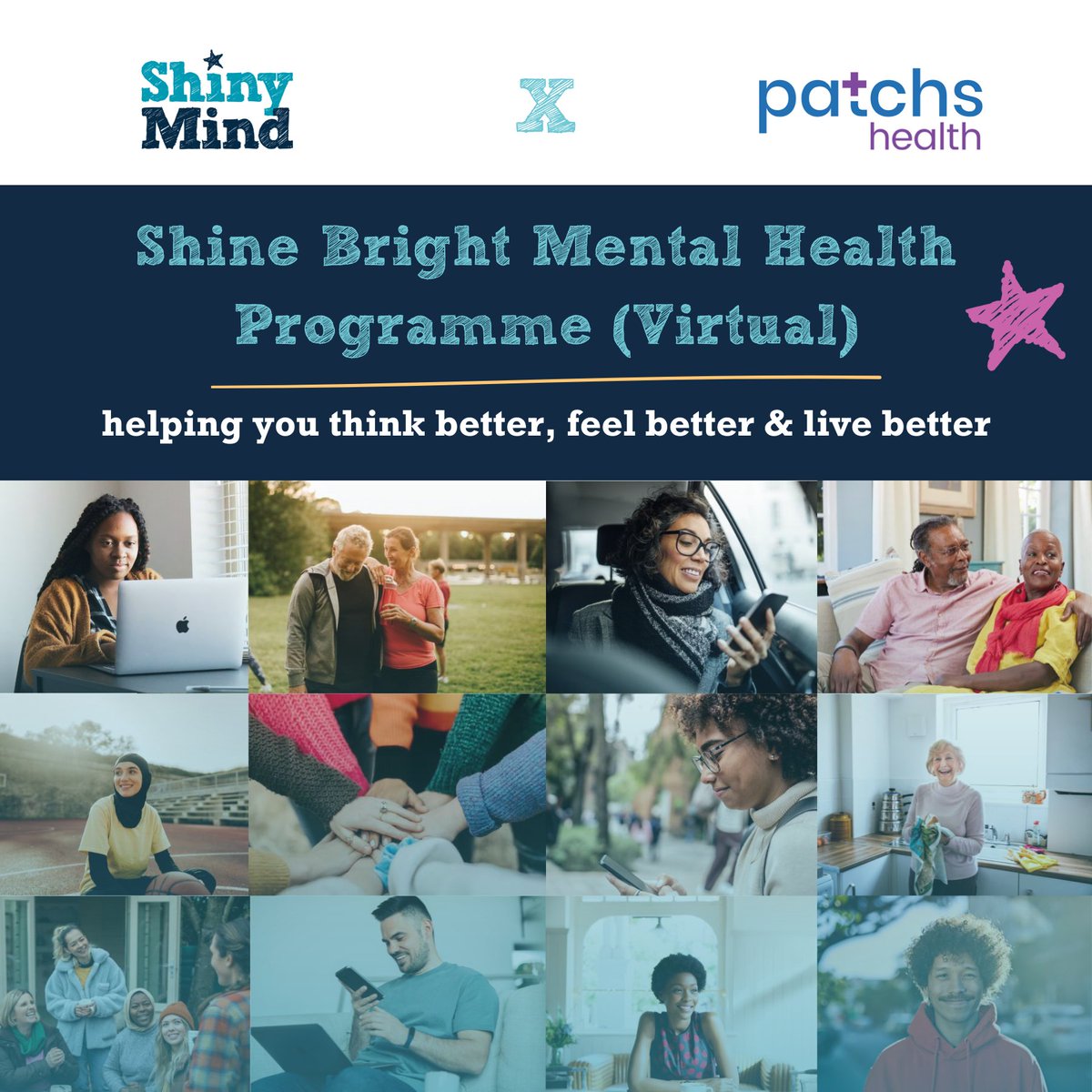ShinyMind (@shinymindcoach) on Twitter photo Exciting news🌟We've teamed up with <a href="/PatchsHealth/">Patchs Health</a> and are now featured on their health hub! Sign up for our next Shine Bright Mental Health Programme starting 17th Feb and start thinking, feeling and living better💛Find out more here: hub.patchs.ai/providers/proc… Exciting news🌟We've teamed up with <a href="/PatchsHealth/">Patchs Health</a> and are now featured on their health hub! Sign up for our next Shine Bright Mental Health Programme starting 17th Feb and start thinking, feeling and living better💛Find out more here: hub.patchs.ai/providers/proc…