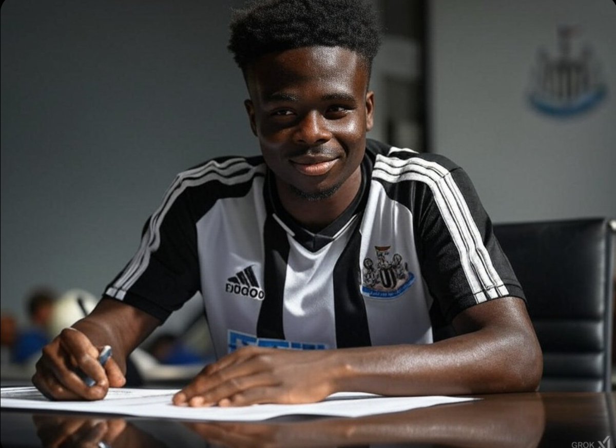 Had a brilliant idea. We need a solid right wing option for the future, despite Jacob Murphy playing out of his skin recently. Why don't we look at Bukayo Saka from Arsenal? They're falling off recently and he could be tempted. Think £30m should do it

-JJ

#NUFC #Gunners